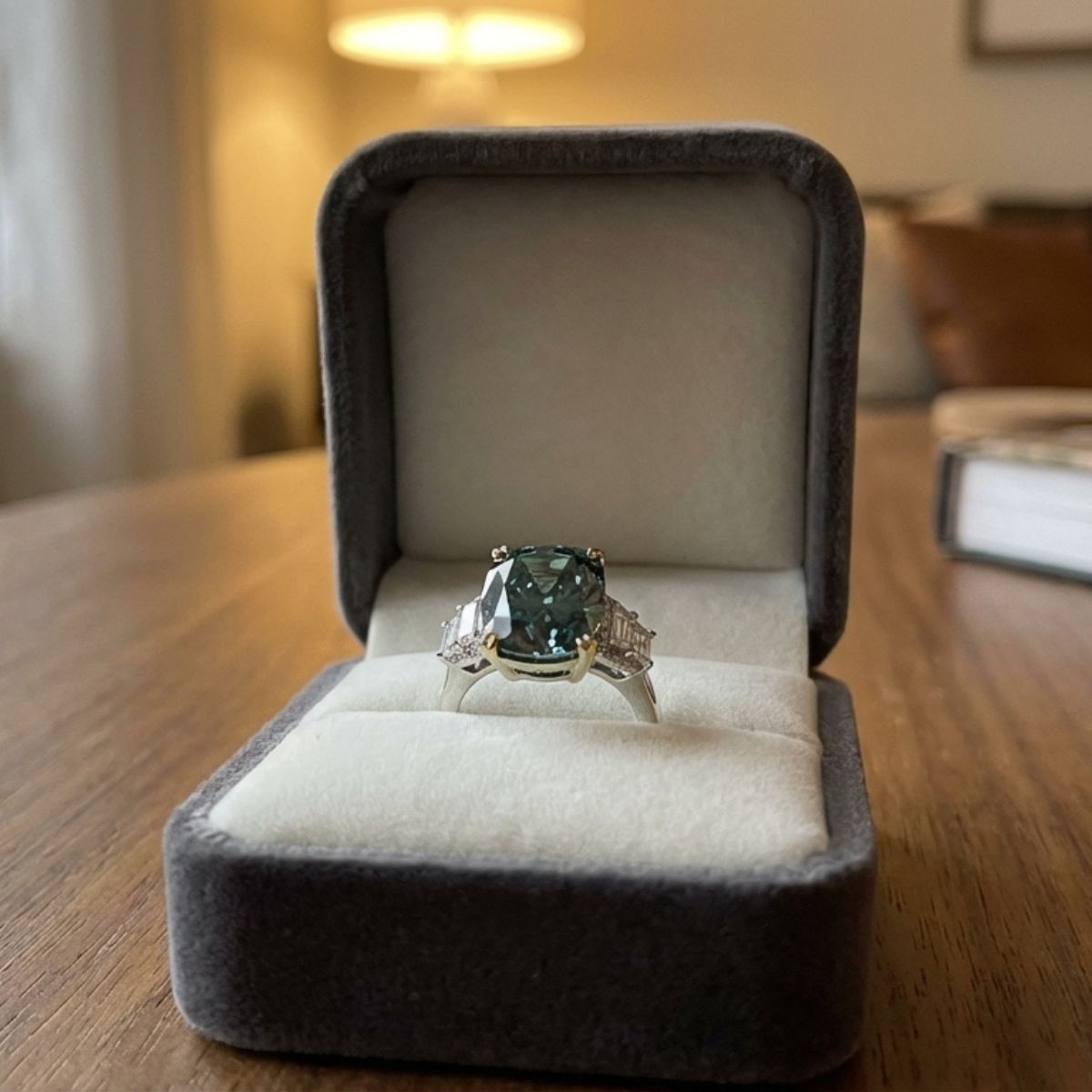 Vintage Cosmic Crystal Ring in Sterling Silver