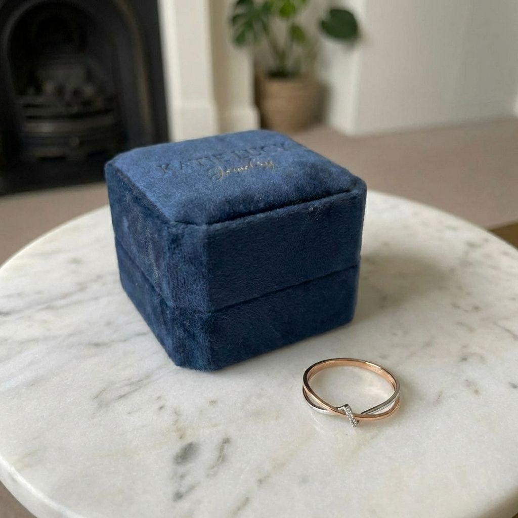 Vintage Starry Night Gold Ring