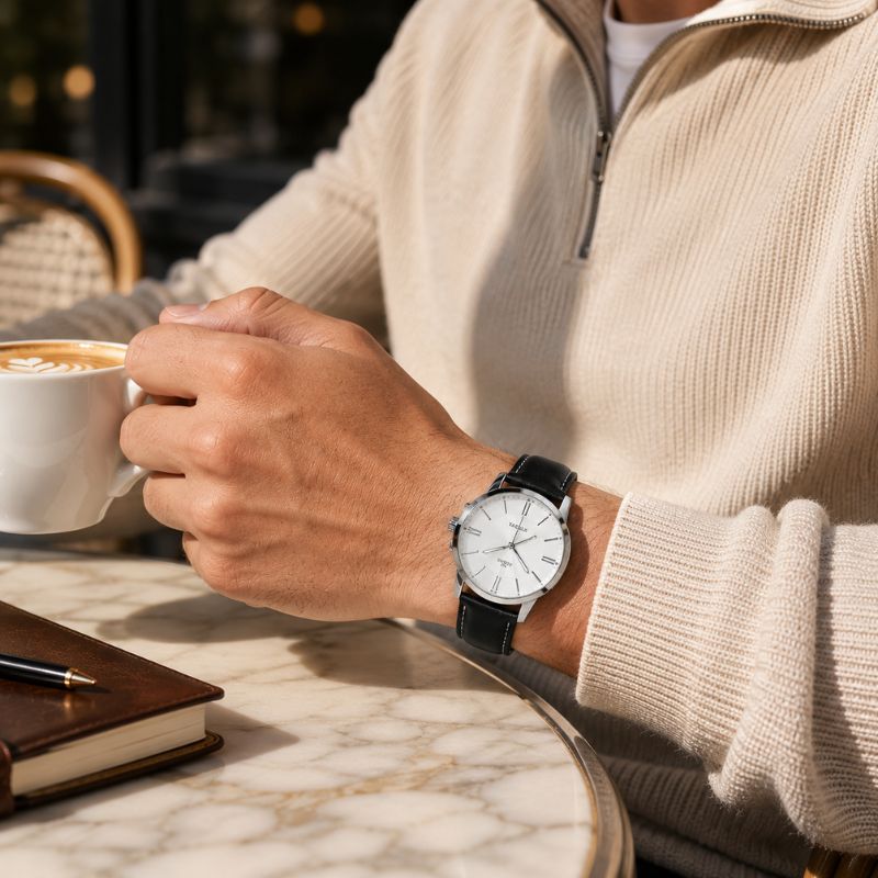Classic Leather Quartz Watch