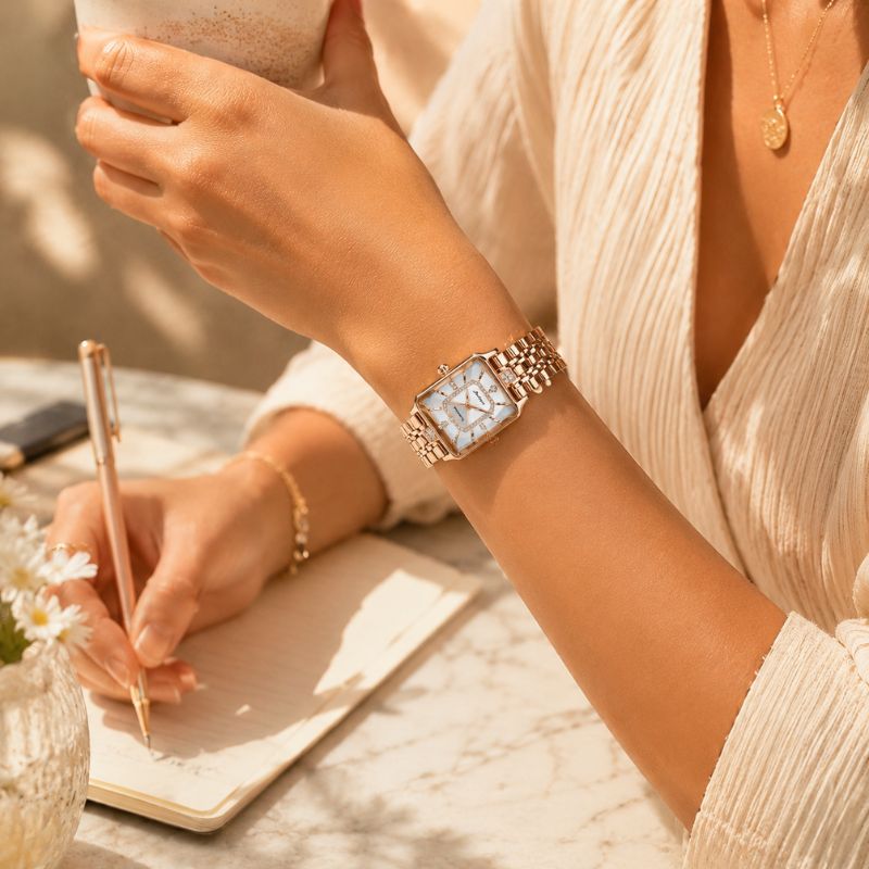Crystal Rectangle Bracelet Watch