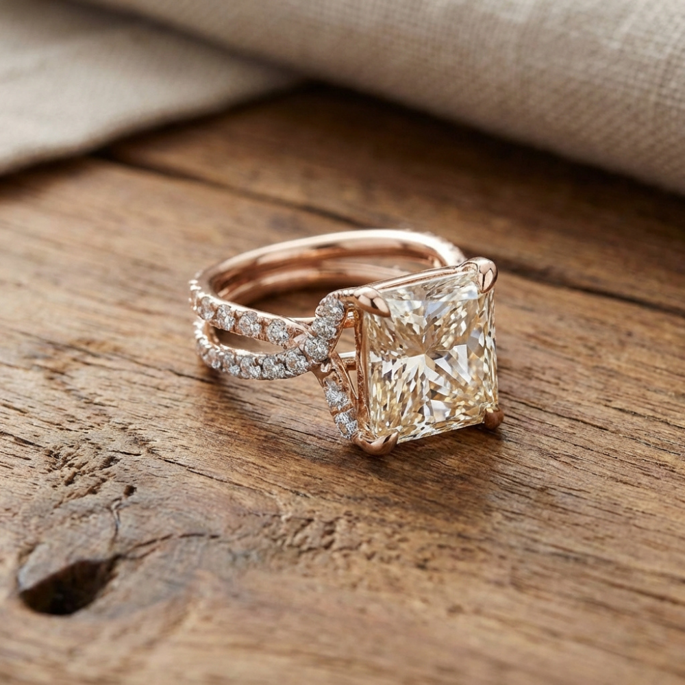 Vintage Glass Ring