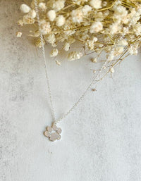 Elegant Silver Paw Necklace – Stainless Steel