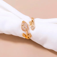 Vintage Flower Gem Ring