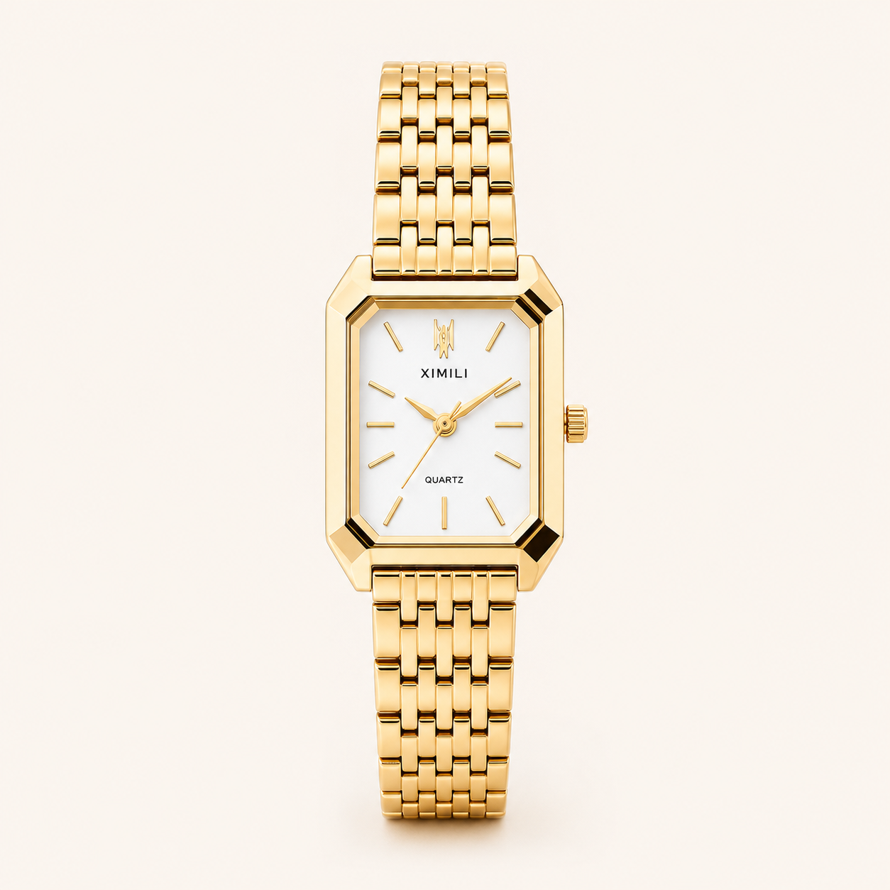Crystal Women’s Watch with Emerald Dial