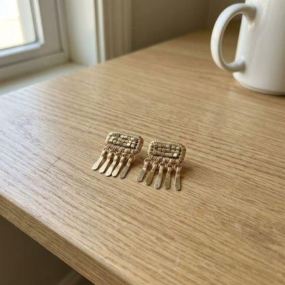 Vintage Golden Dangling Earrings