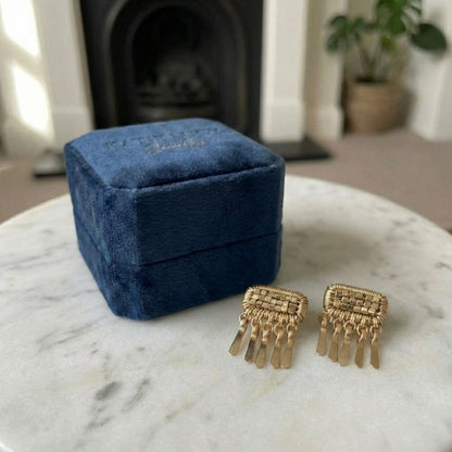 Vintage Golden Dangling Earrings