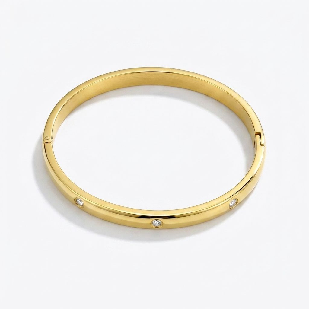 Gold Bangle Bracelet