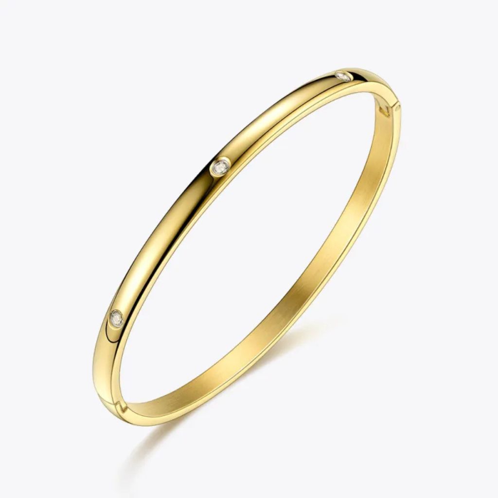 Gold Bangle Bracelet