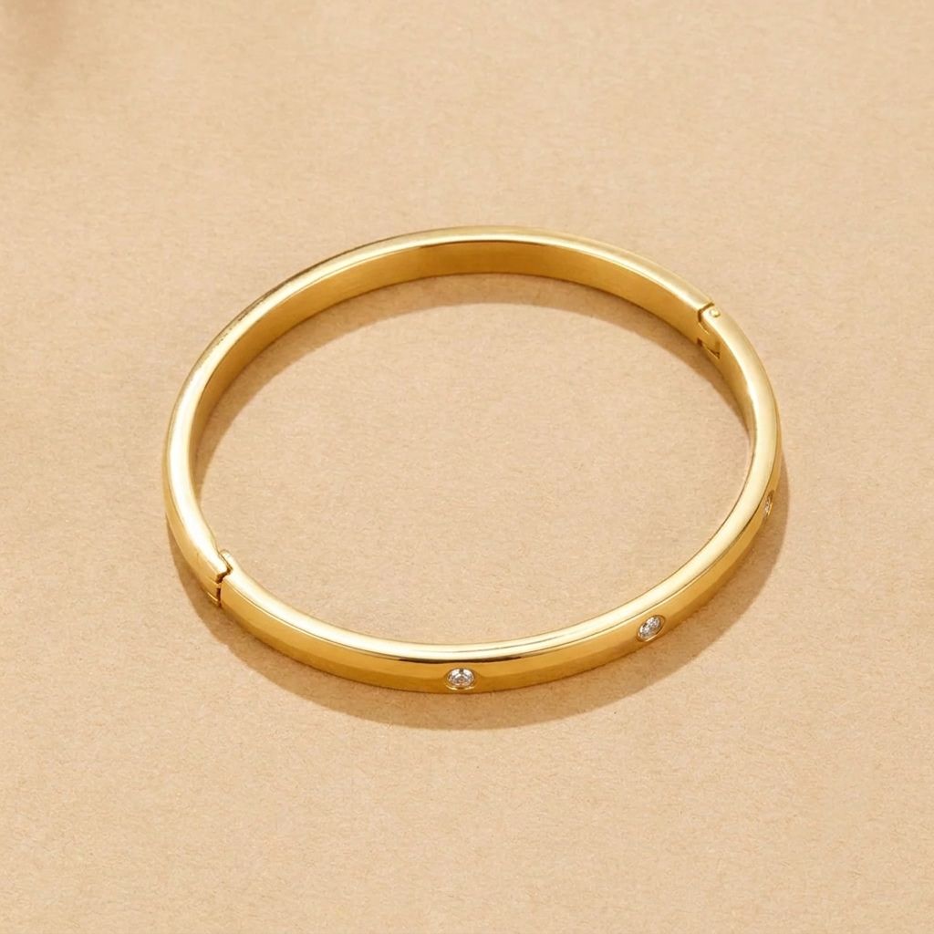 Gold Bangle Bracelet