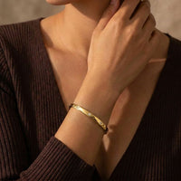 Gold Bangle Bracelet