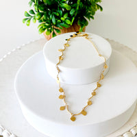 Melita Dangle Heart Choker Necklace-Lydieannejewelry