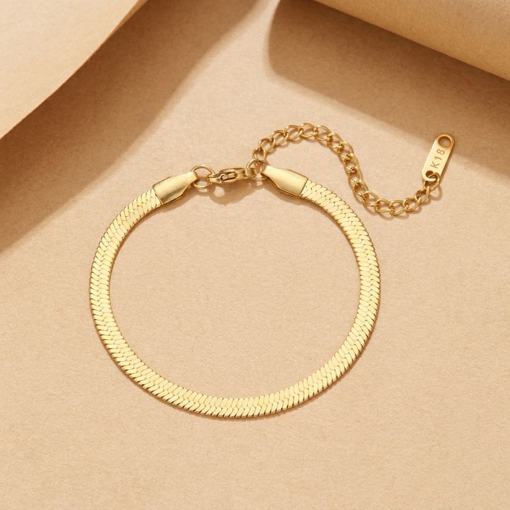 Gold Snake Chain Bracelet