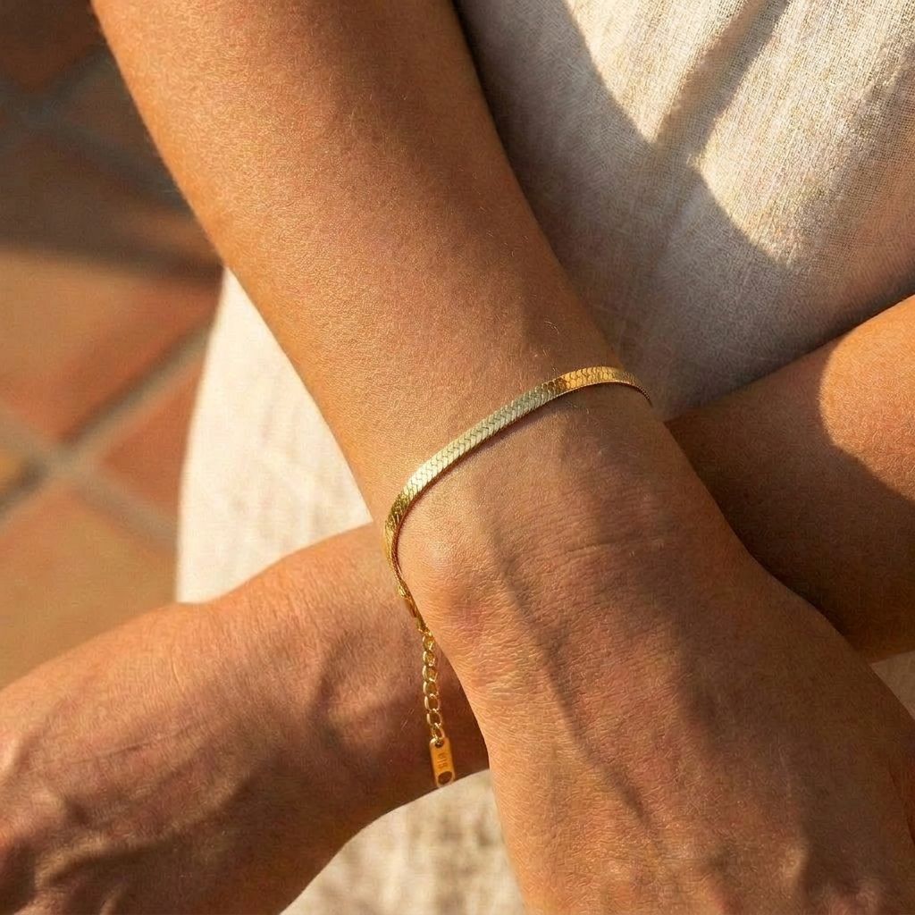 Gold Snake Chain Bracelet