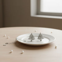 Vintage Christmas Tree Sparkling Earrings