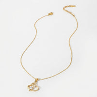 Heart Zircon Pendant Necklace