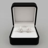 Vintage Christmas Tree Sparkling Earrings
