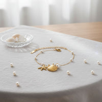 Summer Shell & Pearl Bracelet