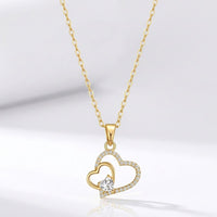 Heart Zircon Pendant Necklace