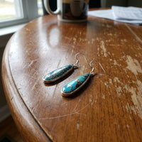 Vintage Natural Stone Dangling Drop Earrings