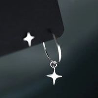 Vintage Asymmetric Star Earrings