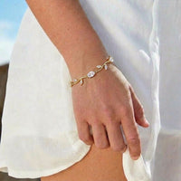 Leaf Zircon Bracelet