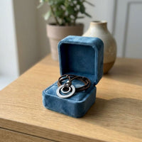 Vintage Silver Circles Necklace