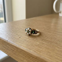 Vintage Pearl Flower Ring