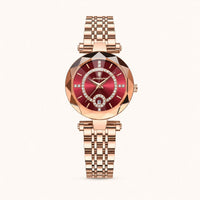 Diamond Accented Dial Two-Tone Quartz Watch