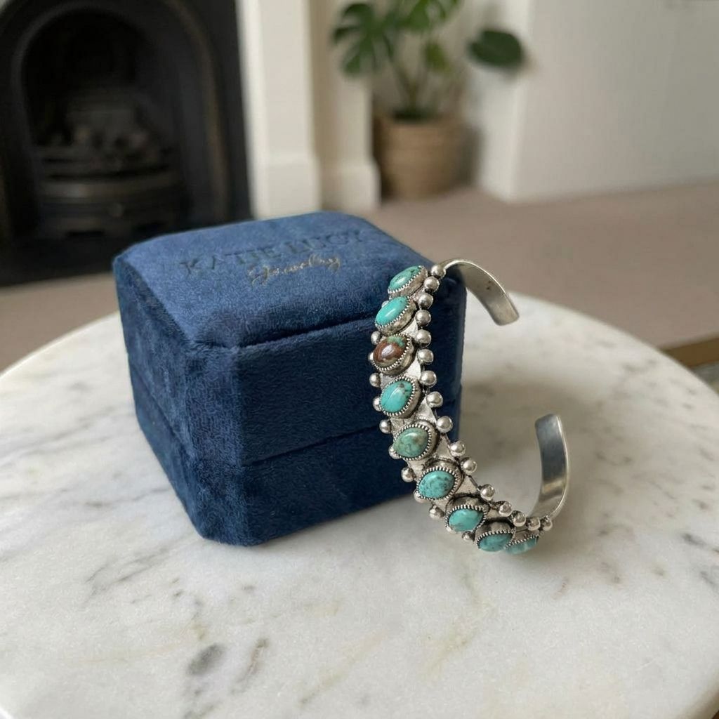 Vintage Turquoise Stone Bracelet