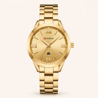 Classic Gold Stainless Steel Watch