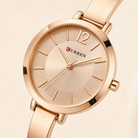 Rose Gold Bangle Watch