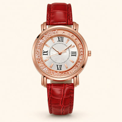 Crystal Accented Roman Numeral  Watch