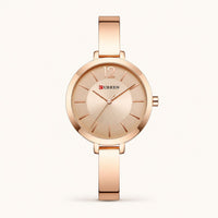 Rose Gold Bangle Watch
