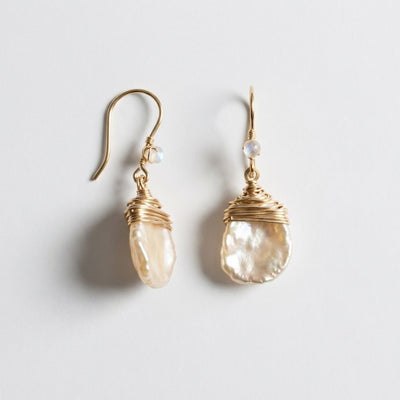 Baroque Pearl Hook Earrings
