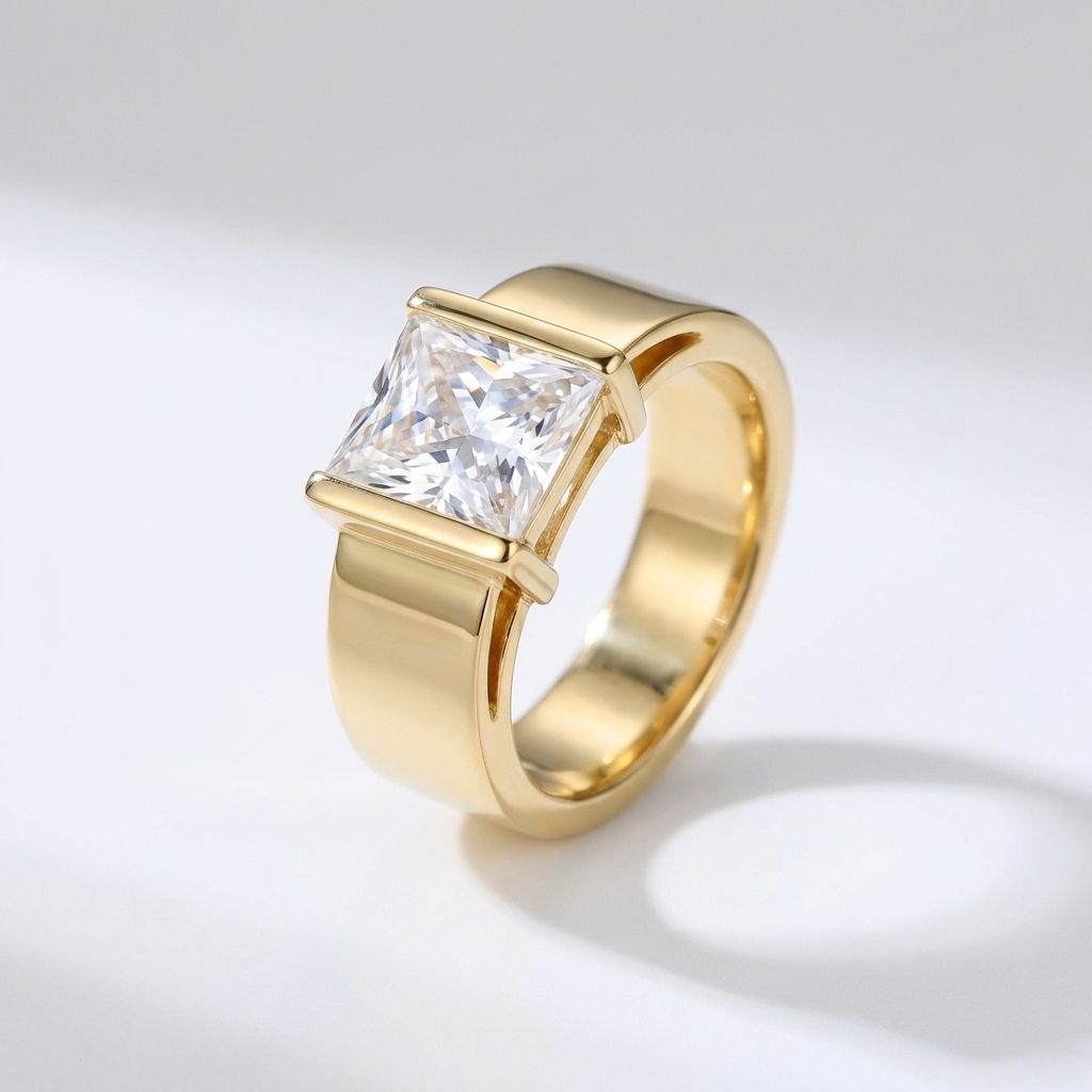 Crystal Princess Band Ring