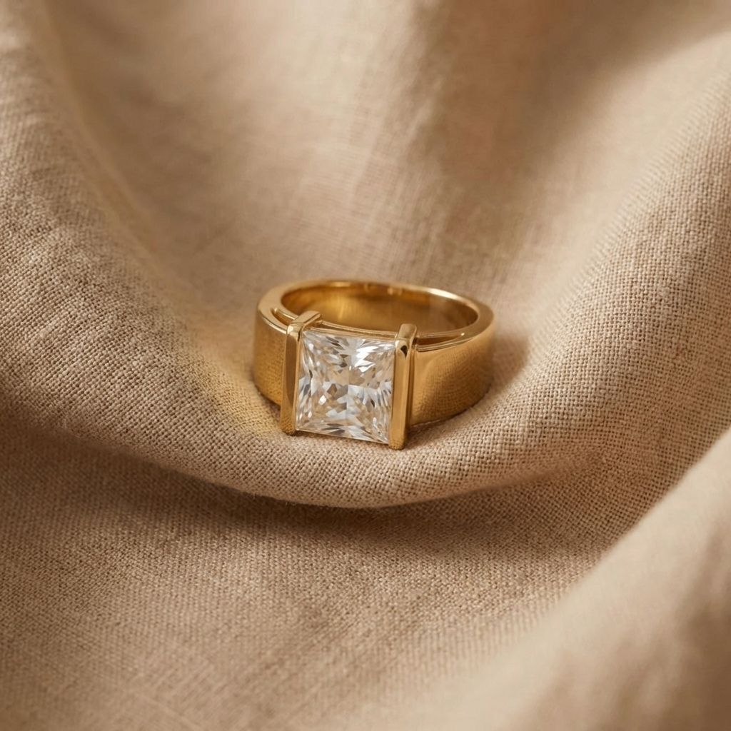 Crystal Princess Band Ring