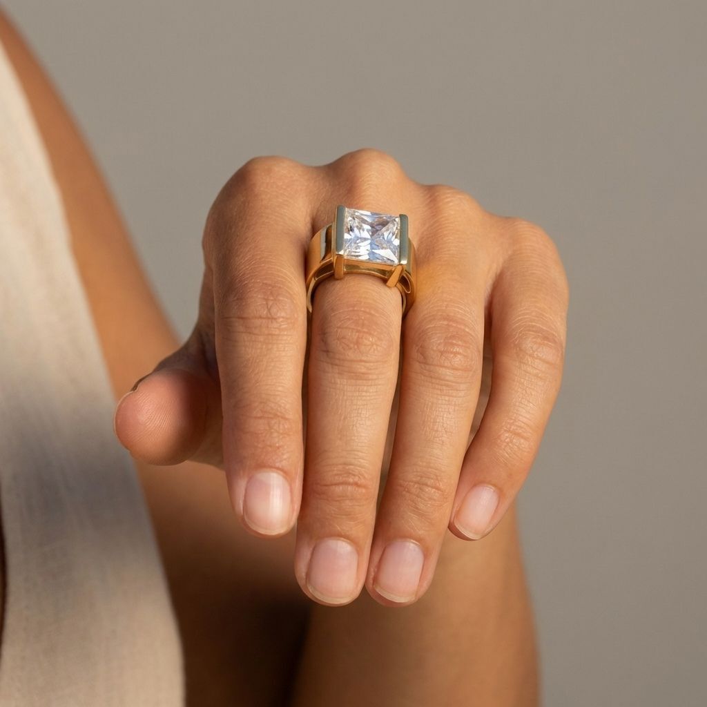 Crystal Princess Band Ring