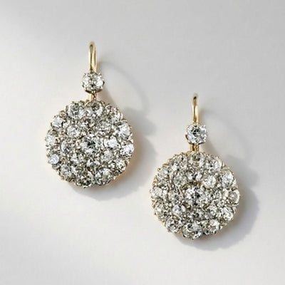 Crystal Ball Drop Earrings
