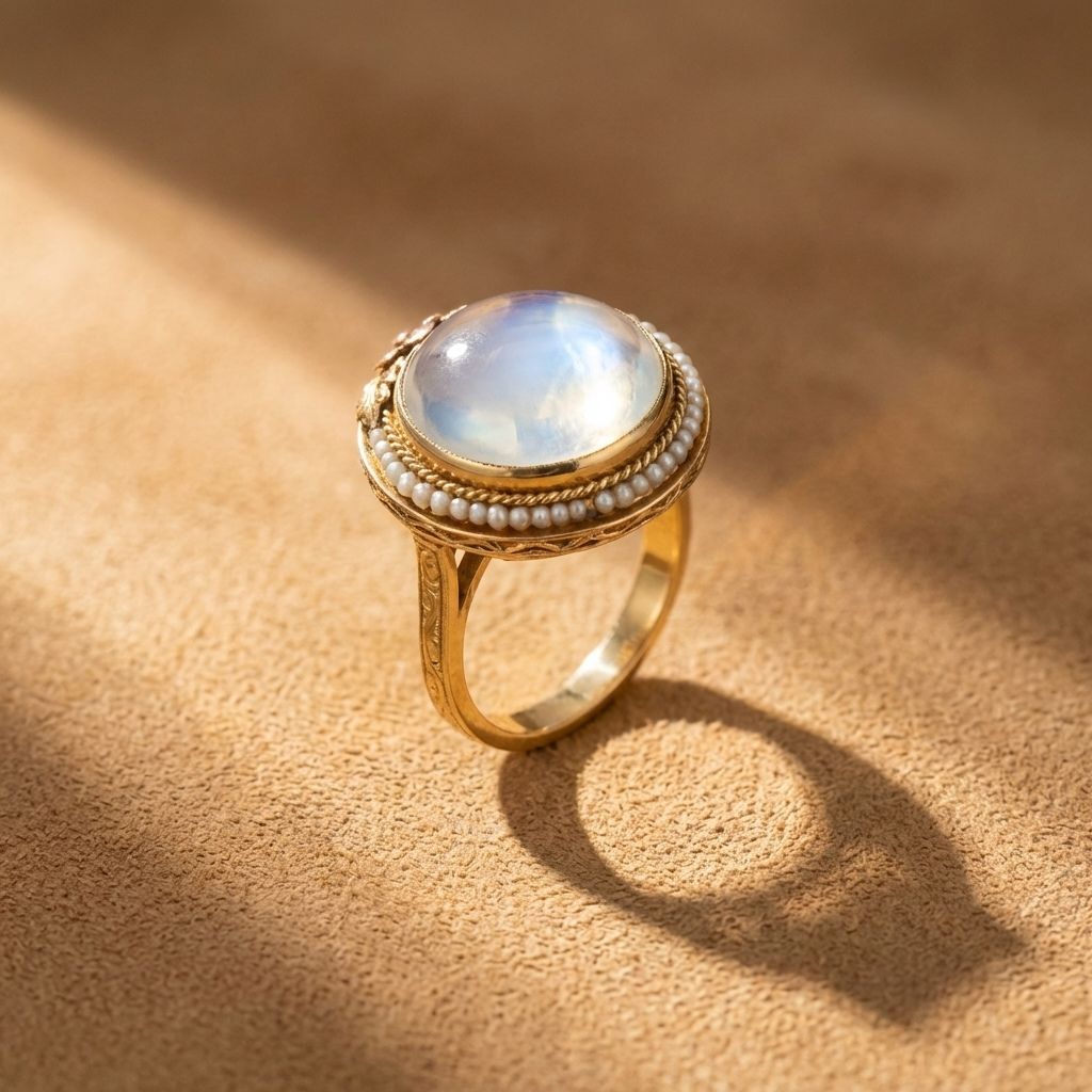 Sapphire Crystal Prong Ring