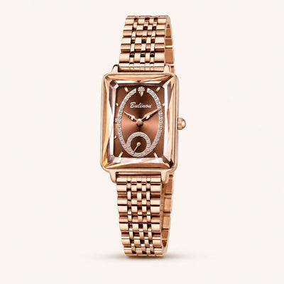 Artistic Rectangular Dial Bracelet Watch