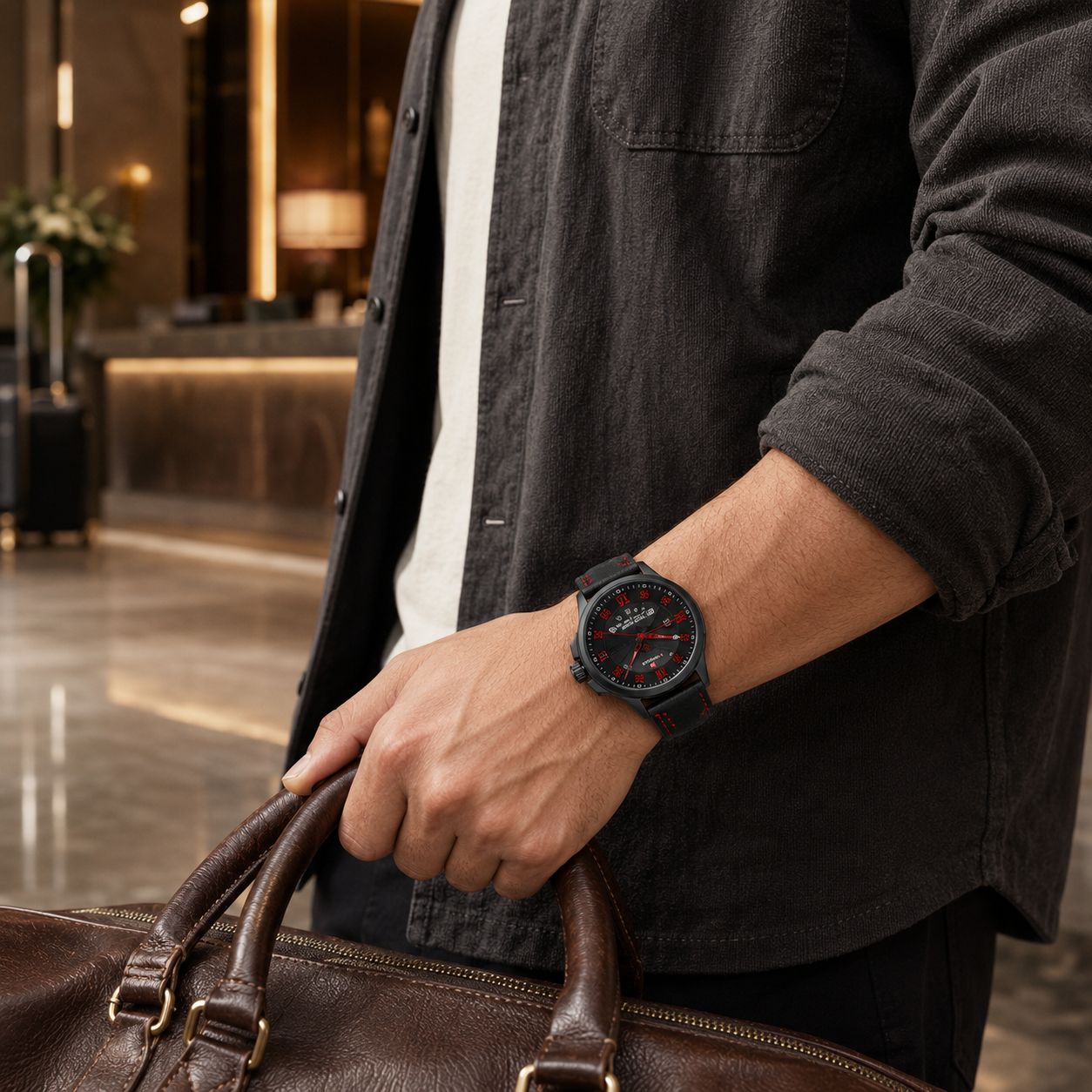 Quartz Leather Watch
