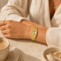 Vintage Gold Rectangle Watch