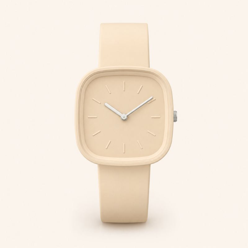 Pastel Square Silicone Watch