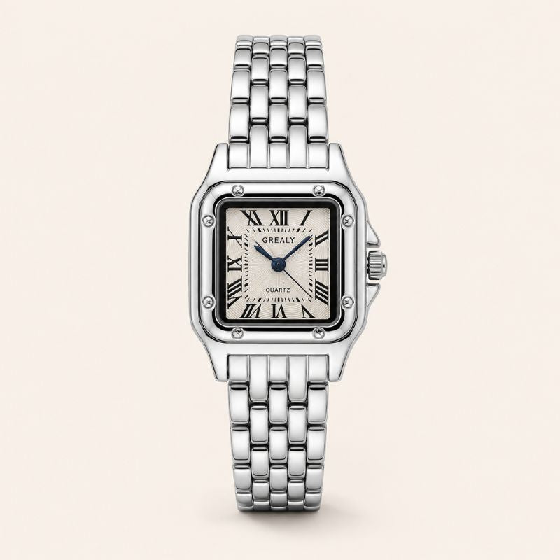 Square Crystal Bracelet Watch