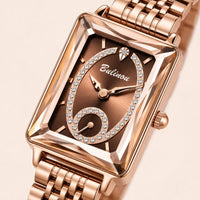 Artistic Rectangular Dial Bracelet Watch