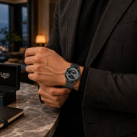 Roman Numeral Mesh Strap Watch