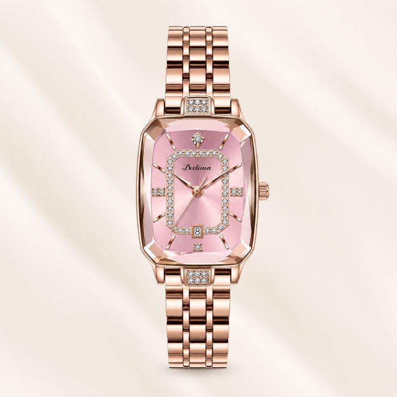 Crystal Rectangle Bracelet Watch