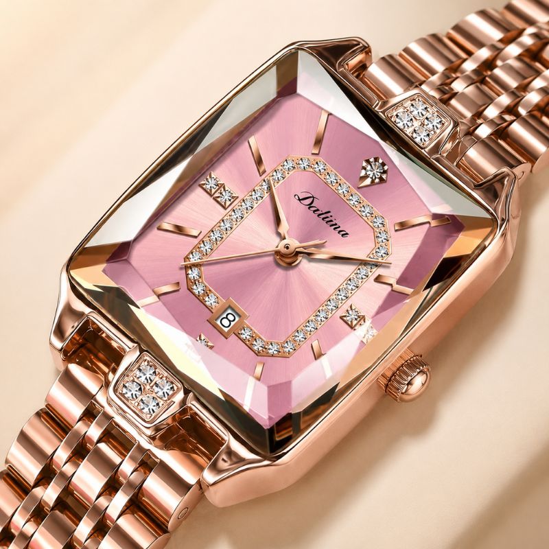 Crystal Rectangle Bracelet Watch
