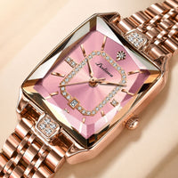 Crystal Rectangle Bracelet Watch