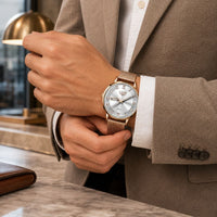 Roman Numeral Mesh Strap Watch